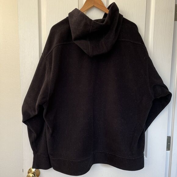 CCM Red Wings Fleece Full Zip Jacket Chest & Sleeve Small Logo Black Size XL - Picture 5 of 12